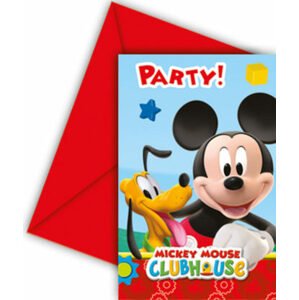 HeliumKing Meghívók - Mickey Mouse 6 db
