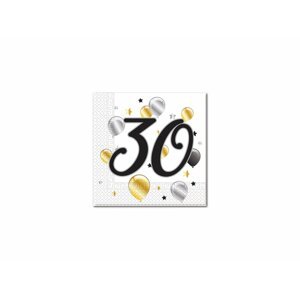 Procos Szalvéták - 30. születésnap - milestone 20 db