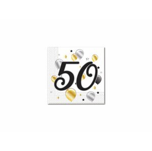 Procos Szalvéták - 50. születésnap - milestone 20 db