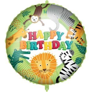 Procos Fólia lufi - Happy Birthday Jungle 46 cm