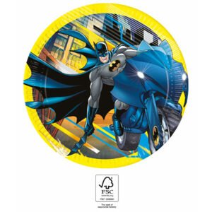 Procos Tányérok - Batman  motorkán 23 cm 8 drb
