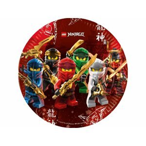 Procos Minőségi komposztálható tányérok - Lego Ninjago 8 drb