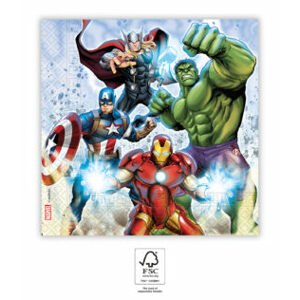 Procos Szalvéták Marvel - Bosszúállók 33 x 33 cm 20 drb