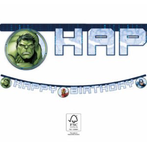 Procos Banner - Happy Birthday Marvel Bosszúállók 2 m