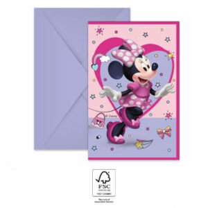 Procos Meghívó - Disney Minnie Mouse 6 drb