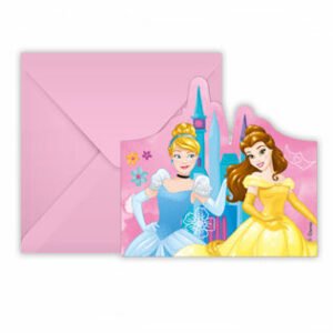 Procos Meghívók - Disney Hercegnők 6 drb