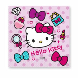 Procos Szalvéták - Hello Kitty 33 x 33 cm 20 drb
