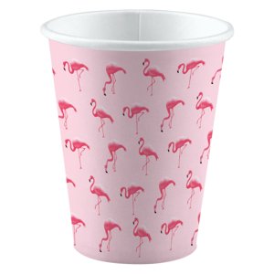 Amscan Papír poharak - Flamingó 8 db