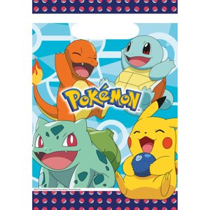 Amscan Ajándék parti táska - Pokémon 8 db
