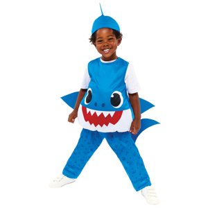 Amscan Gyermek jelmez - Baby Shark kék Méret - gyermek: S