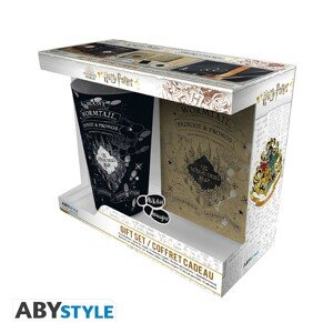 ABY style Tekergők térképe pohár, kitűző és jegyzetfüzet készlet - Harry Potter