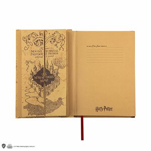 Distrineo Jegyzetfüzet és térkép Harry Potter - Tekergők térképe