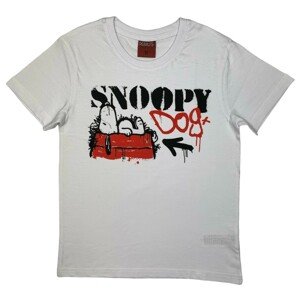 EPlus Fiú póló - Snoopy fehér Méret - gyermek: 134