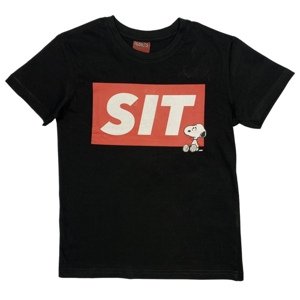 EPlus Fiú póló - Snoopy fekete Méret - gyermek: 146