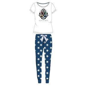 EPlus Női pizsama Harry Potter - Roxfort kék csillagokkal Méret - felnőtt: L