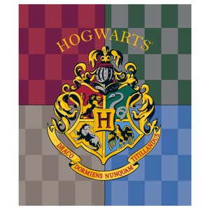 EPlus Takaró Harry Potter Roxfort - Házak 120 x 150 cm
