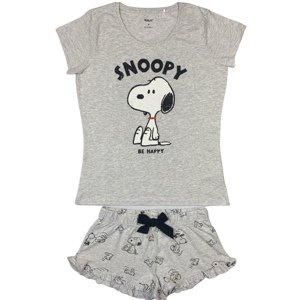 EPlus Női pizsama - Snoopy szürke Méret - felnőtt: XL