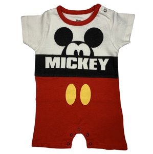 EPlus Gyerek nyári kezeslábas - Mickey Mouse fehér Méret - babáknak: 3 hónap