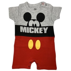 EPlus Gyerek nyári kezeslábas - Mickey Mouse szürke Méret - babáknak: 6 hónap