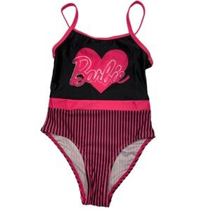 EPlus Egyrészes fürdőruha - Barbie fekete-rózsaszín Méret - gyermek: 128/134