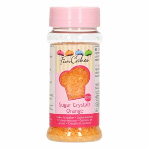Farebný cukor Funcakes - Oranžový 80 g