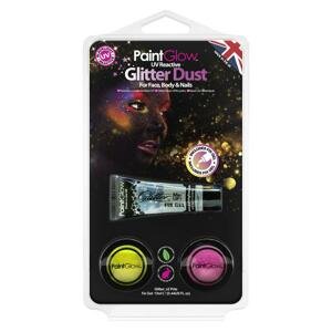 PGW Glitter por szett - UV reaktív YP