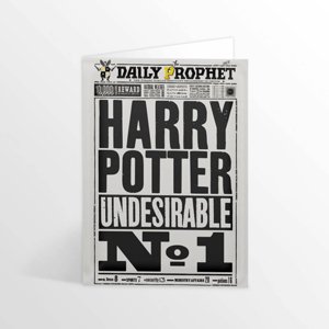 Minalima Képeslap Daily Prophets Undesirable No-1 - Harry Potter