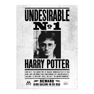 Minalima Poszter Undesirable No.1 - Harry Potter