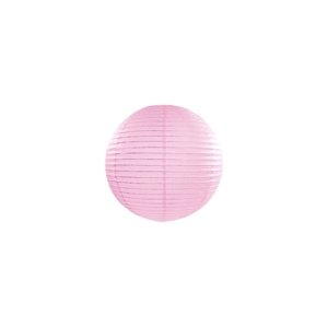 PartyDeco Kerek papír lampion - rózsaszín 20 cm