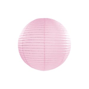 PartyDeco Gömbölyű papír lampion - rózsaszín 25 cm