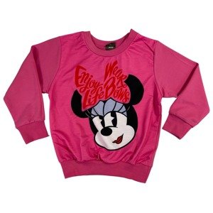 Setino Lányos pulóver - Minnie Mouse sötét rózsazsín Méret - gyermek: 104