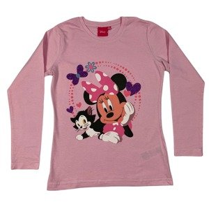 Setino Hosszú újjú lányos trikó - Minnie Mouse rózsaszín Méret - gyermek: 110