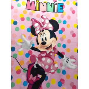 Setino Gyerek takaró - Minnie Mouse pöttyös 100 x 140 cm