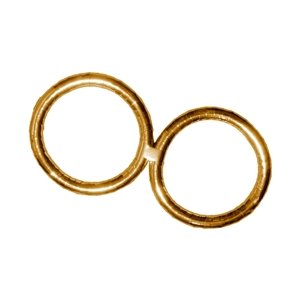 PartyDeco Autódekoráció - Arany jegygyűrűk