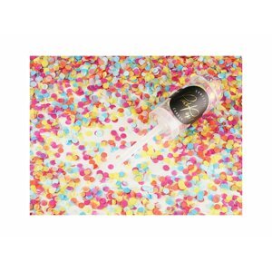 PartyDeco Mini konfetti ágyu - vegyes színű
