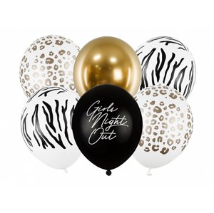 PartyDeco Latex lufik - Girls Night Out 6 db