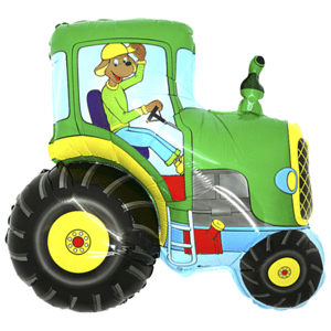 BP Fólia lufi - Traktor, zöld