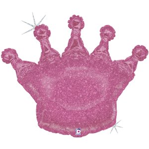 Gemar Fólia léggömb - Rózsaszín korona