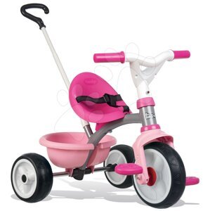Smoby tricikli Be Move Pink Smoby EVA kerekekkel és szabadonfutó 740327 rózsaszín
