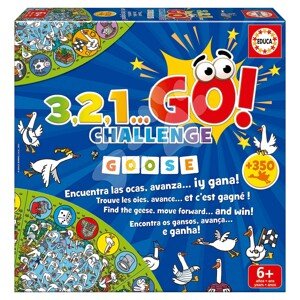 Társasjáték Találd meg a libákat 3,2,1... Go! Challenge Goose Educa 6 évtől angol spanyol