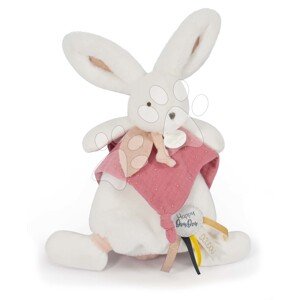 Plüss nyuszi Bunny Happy Boho Doudou et Compagnie narancssárga 25 cm ajándékcsomagolásban 0 hó-tól DC3741