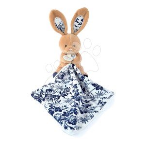 Plüss nyuszi dédelgetésre Bunny Navy Boh'aime Doudou et Compagnie kék 12 cm ajándékcsomagolásban 0 hó-tól DC4016