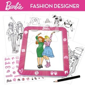Kreatív alkotás táblagéppel Fashion Designer Barbie Educa Tervezd meg a babák divatkollekcióját 4 modell 5 évtől EDU19825