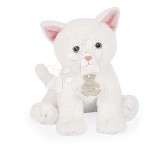Plüss cica Baby Cat White Histoire d’ Ours fehér 18 cm ajándékcsomagolásban 0 hó-tól HO3155