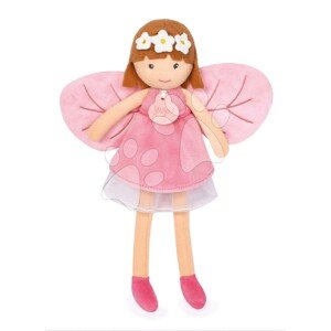 Bábika víla Diane Forest Fairies Jolijou 25 cm v ružových šatách s ružovými krídlami z jemného textilu od 5 rokov JJ6029