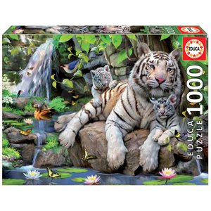 Educa Puzzle Tigris kis tigrisekkel 1000 db 14808 színes