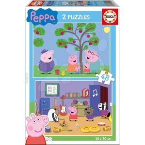 Puzzle Peppa Pig Educa 2x48 részes