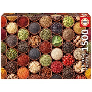 Educa puzzle Herbs and spices 1500 darabos és fix ragasztó 17666