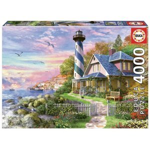 Educa puzzle Lighthouse at Rock Bay 4000 darabos 17677