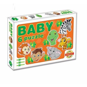 Dohány Baby puzzle egzotikus állatok 635-4
